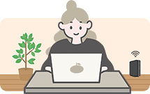 光回線を使うお団子ちゃん